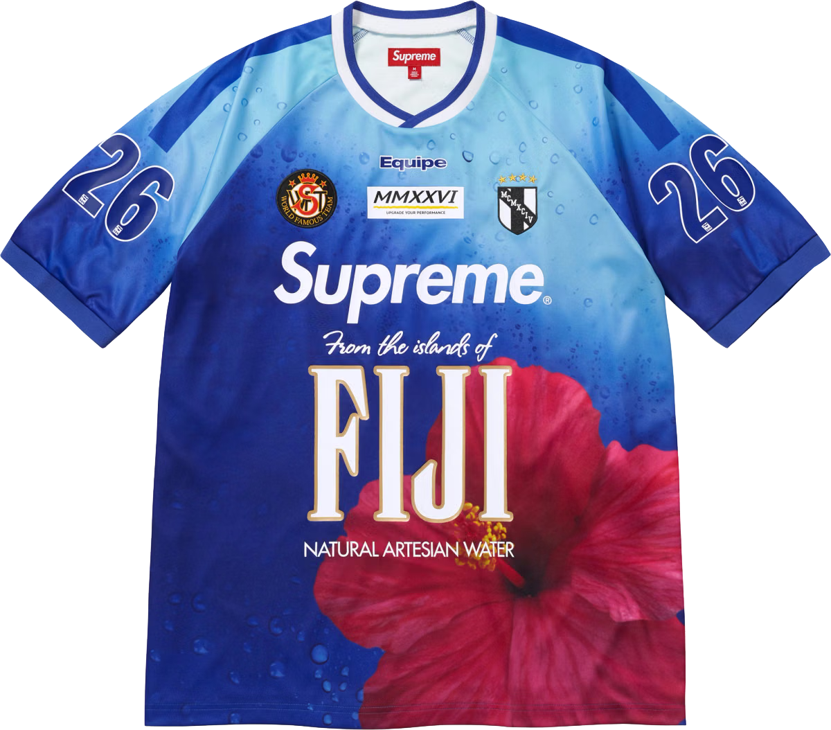 Supreme®/FIJI® Soccer Jersey SS26 – Multicolor – XL – Brand New